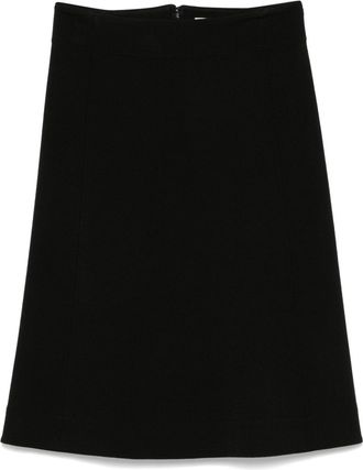 Jil Sander Gonna midi svasata - Nero