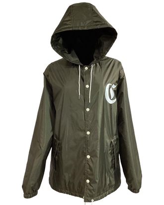 Celine Celine Logo-Print Hooded Jacket (Authentic Pre-Loved)