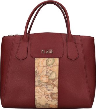 Alviero Martini 1A Classe Tote Bag - Dames - Shoppers - Rood - ONE Size - Leer - Tassen