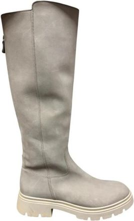 Gabor Schoenen, Dames, Beige, 39 EU, Leer, Kniehoge laars