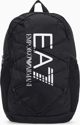 Emporio Armani Zaino in tessuto spalmato - - Bags - unisex - Nero - ONE SIZE