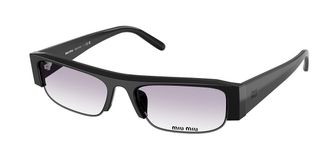 Miu Miu MUB07SF Asian Fit 16K04O Womens Sunglasses Black Size 54