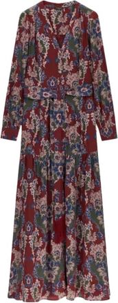 Marciano Vittoria Long Chemisier - Dresses - Mujer - Rojo - XL