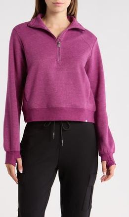 Marika Onyx Half Zip Pullover in Heather Magenta Purple at Nordstrom Rack, Size X-Large
