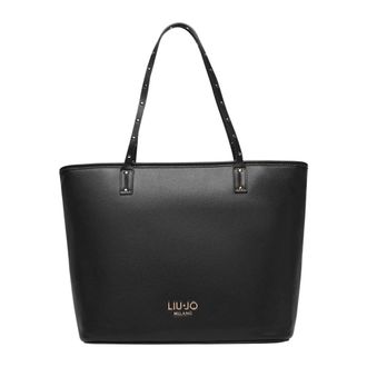 Liu Jo Evrim Shopping Bag - Dames - Tassen - Zwart - Maat: ONE Size Zijde