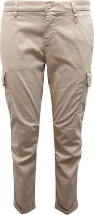 Mason's Cargo Broeken Chilecity Style - Dames - Slim Fit Broeken - Beige - M - Broeken