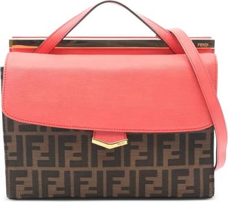 Fendi Borsa tote con motivo Zucca anni 2010 - Marrone