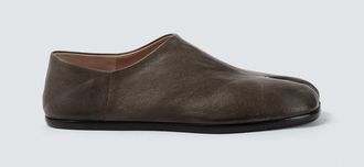 Maison Margiela Tabi leather slip-on shoes
