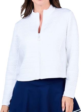 Sofibella Staples Womens Golf Jacket in White at Nordstrom, Size X-Large
