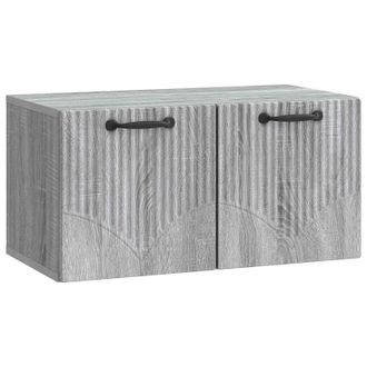 vidaXL Mueble Para Tv De Pared Gris Sonoma 59,5 X 31 X 30 Cm Vidaxl