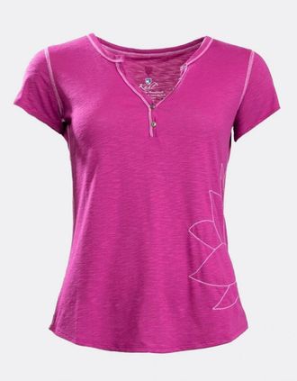 K&uuml;hl Womens Kuhl Sora Henley Womens Top - Orchid - Pink - Size: 10/8