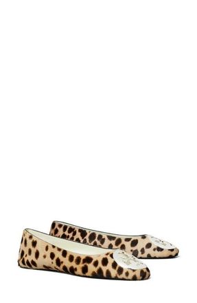 Tory Burch Reva Genuine Calf Hair Ballet Flat in Cheetah Spots at Nordstrom, Size 5.5
