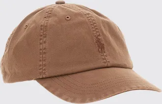Polo Ralph Lauren Cappello da baseball in cotone con logo ricamato