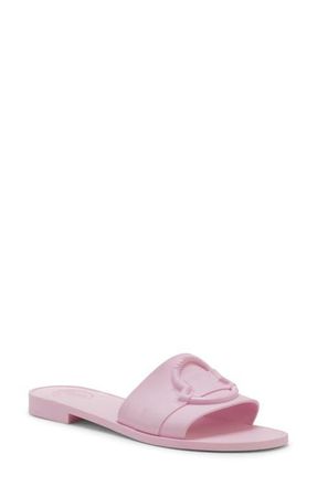 Moncler Mon Slide Sandal in Impatiens Pink at Nordstrom, Size 9Us