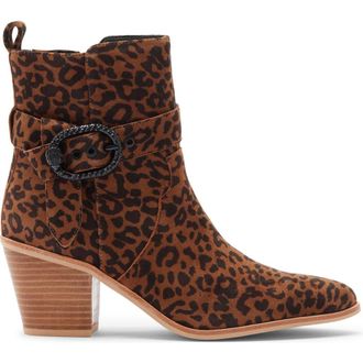 Kurt Geiger Mayfair Belt Bootie in Open Brown at Nordstrom Rack, Size 9.5