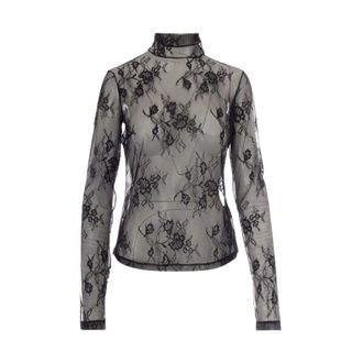 Patrizia Pepe Long Sleeve Tops - Dames - Tops - Zwart - Maat: S
