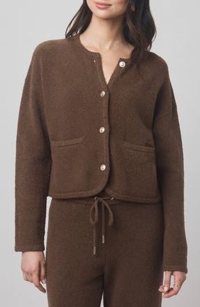 Splendid x @cellajaneblog Boucl&eacute; Cardigan in Truffle at Nordstrom Rack, Size X-Large