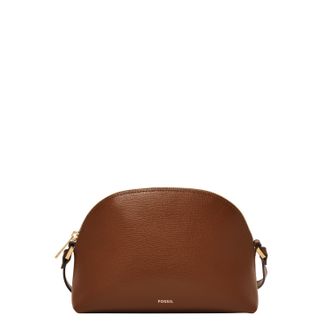Fossil Womens Bri Leather Dome Crossbody