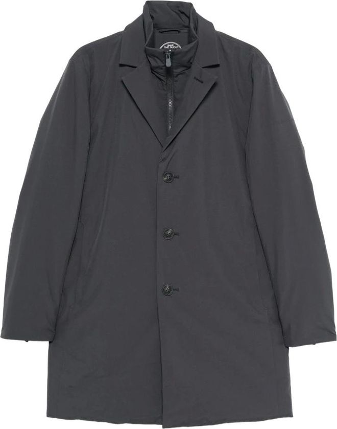 Hombre, Abrigos, Gris, Talla: XL