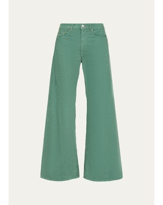 Mother The Lemon Twist Wide-Leg Pants