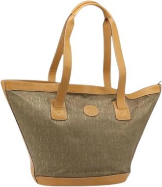 Gucci Pre-owned Vintage Tote Bag - Dames - Vintage Shopper - Beige - ONE Size - Leer - Vintage