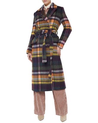 L'agence LAgence Olina Long Wool-Blend Coat