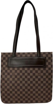 Louis Vuitton Brown Damier Canvas Handbag Pouch Tote Bag (Pre-Owned)