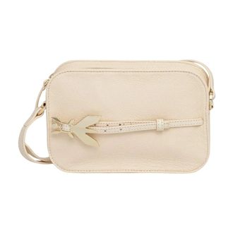 Patrizia Pepe Dames, Tassen, Beige, Maat: ONE Size Leer
