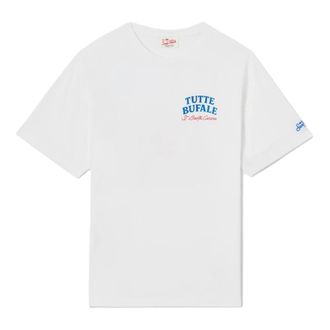 MC2 Saint Barth T-Shirts, male, White, Size: 2XL Portland Cotton T-Shirt