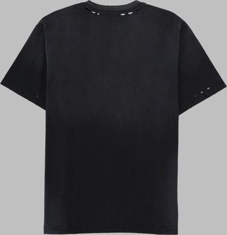 Purple Sequence T-Shirt - Gray