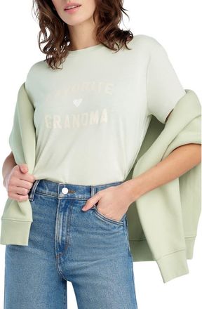 Favorite Daughter The Favorite Grandma T-Shirt in Light Sage/Pale P at Nordstrom, Size X-Small
