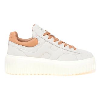 Hogan H-Stripes - Dames - Sneakers - Beige - 39 EU - Leer - Schoenen