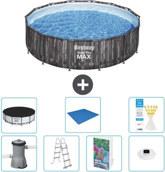 Bestway Piscina Bestway Steel Pro Max Redonda - 427x107 Cm - 8-piezas S596