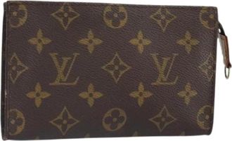Louis Vuitton Pre-owned Canvas Clutch - Dames - Vintage Clutch - Bruin - ONE Size - Vintage