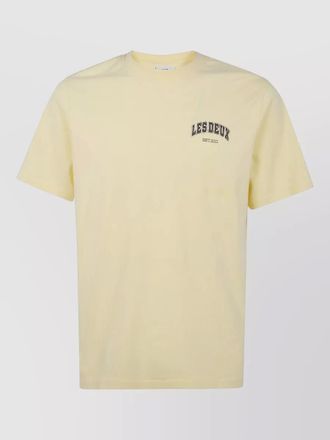 Les Deux brady hoop graphic print crew neck t-shirt