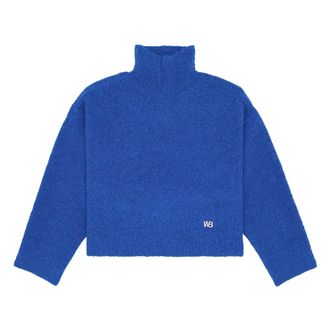 Worst Behavior Wrstbhvr, Dames, Truien, Blauw, Maat: XS Wol