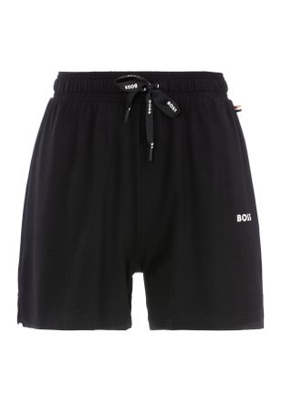 HUGO BOSS Pyjamahose BOSS CI_Shorts CW, Damen, Gr. XL, N-Gr, schwarz (schwarz 001), Jersey, Obermaterial: 95% Baumwolle, 5% Elasthan, Basic, Basic lang, Hosen P