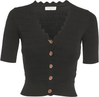 Sandro Cardigan a coste - Nero