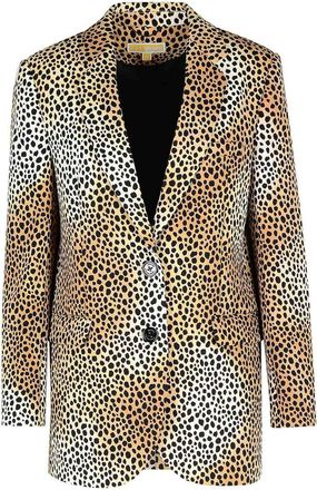 Michael Kors Brown Polyester Blazer