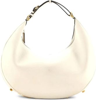 Fendi Fendigraphy Bag Leather Medium hobo bag - Beige
