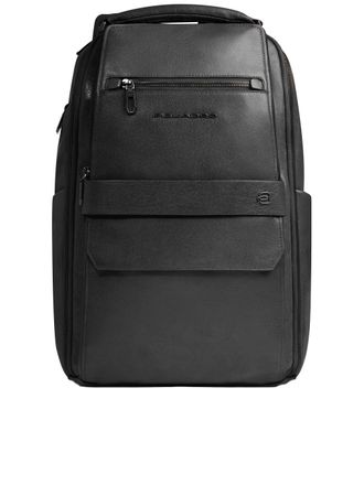 Piquadro Black Zaino Porta Pc Structured Backpack