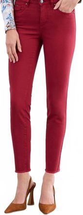 FDJ Womens Olivia Ankle Bootcut Jeans In Scarlet