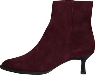 Unisa Lomas Enkellaarzen - Dames - Laarzen met Hak - Rood - 40 EU - Schoenen