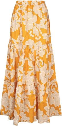 AMOTEA Maxi Skirts - Dames - Maxi Rokken - Veelkleurig - XS - Rokken