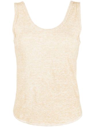 Goodious scoop-neck tank top - women - Cotton - 1 - Neutrals