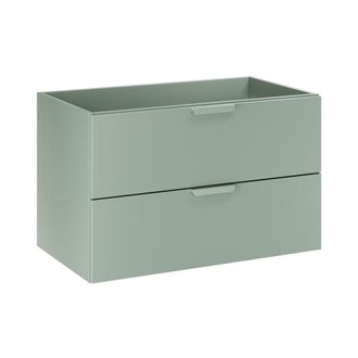 Petits Meubles Mueble lavabo 80cm mate paneles laminados verde