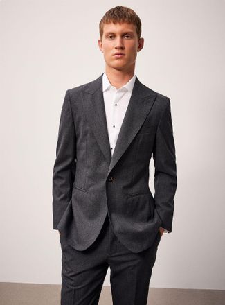Reiss Mens Bold charcoal suit jacket Classic fit