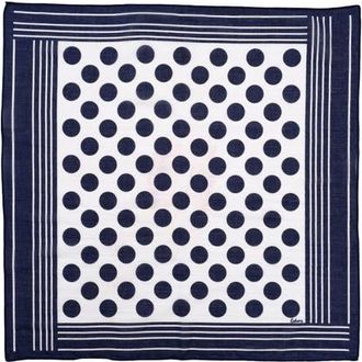 Echo Polka Dot Bandana in Navy at Nordstrom