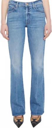 Mother The Outsider Sneak Denim In Hokey Pokey
