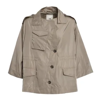 Add Jassen, Dames, Bruin, XL, Korte Jas Koloniaal